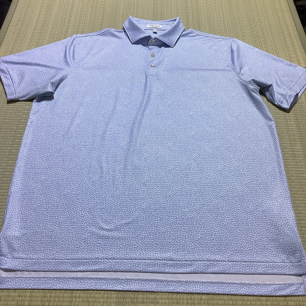 OYSTER SHOOTER PERFORMANCE POLO IN WHITE BY PETER MILLAR SUMMER COMFORT MENS XL